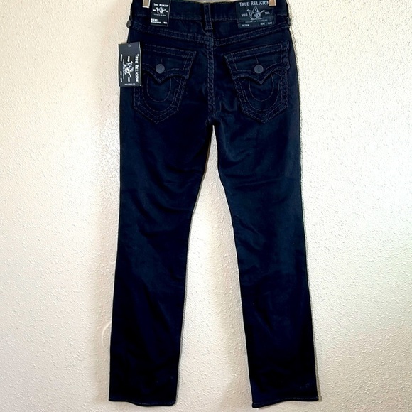 True Religion RICKY Flap Super T  Relaxed Straight Jeans. - Picture 1 of 13